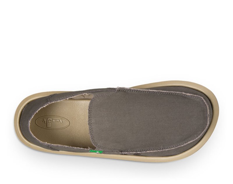 Sanuk Vagabond Men's Shoes Khaki | Canada 204JPQ